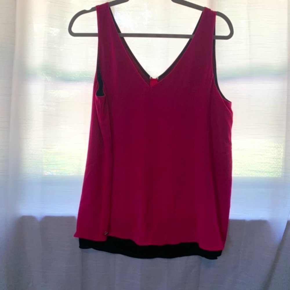 EUC Lilly Pulitzer Florin Shirt Pink and Black